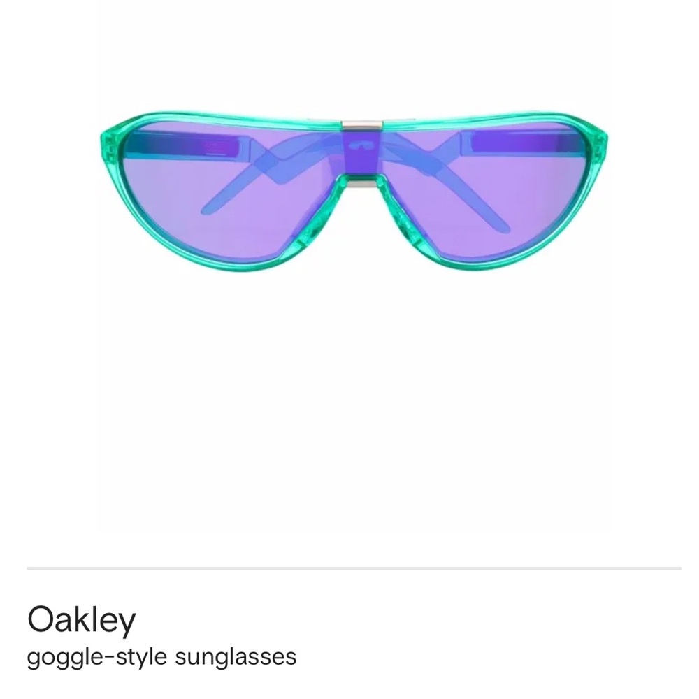 Oakley
goggle-style sunglasses